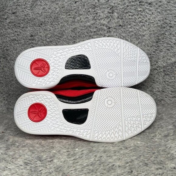 Nike Kobe 8 (GS) University Red White Size 6.5Y = 8 Women Basketball FN0266-601 - Picture 7 of 9